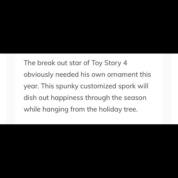 Disney Parks Pixar Toy Story 4 Forky Christmas Ornament - Picture 4 of 5